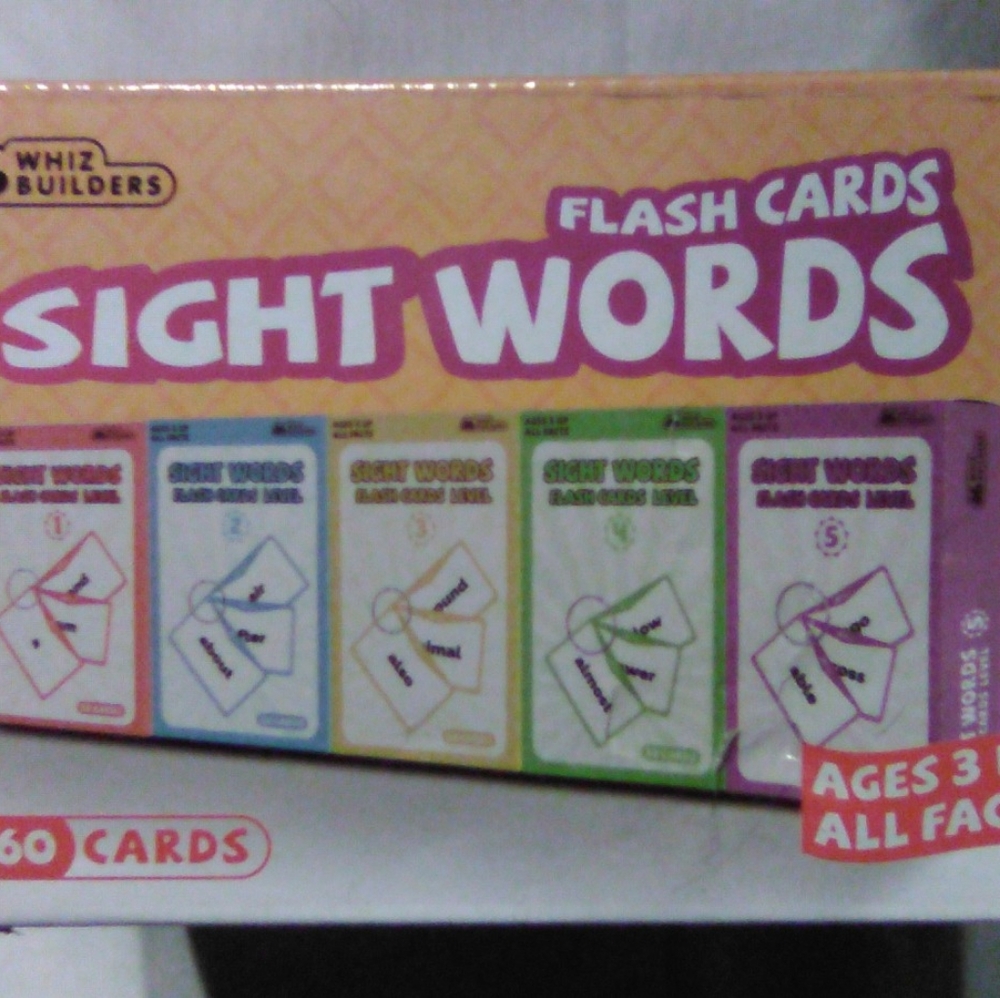 NIB Whiz builders sight words flash cards 260 cards